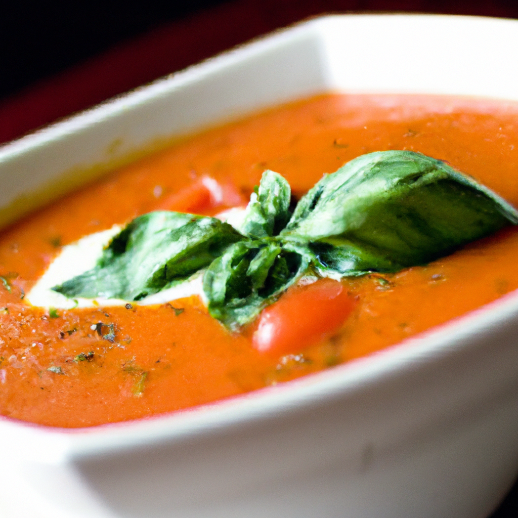Delicious Creamy Tomato Basil Soup