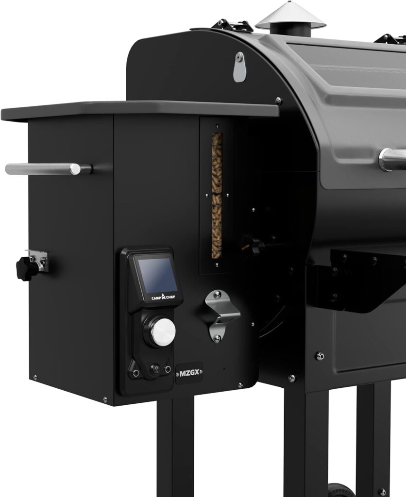 Amazon.com : Camp Chef MZGX 24 Pellet Grill Smoker - Pellet Smoker Grill with Pellet Auger WIFI Connectivity for Outdoor Cooking Equipment - 776 Sq In Total Rack Surface Area : Patio, Lawn Garden
