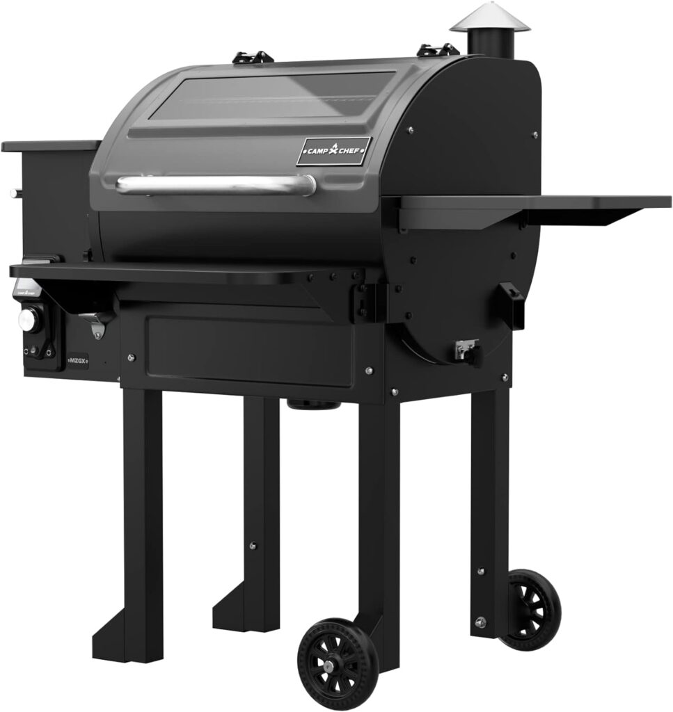 Amazon.com : Camp Chef MZGX 24 Pellet Grill Smoker - Pellet Smoker Grill with Pellet Auger WIFI Connectivity for Outdoor Cooking Equipment - 776 Sq In Total Rack Surface Area : Patio, Lawn Garden