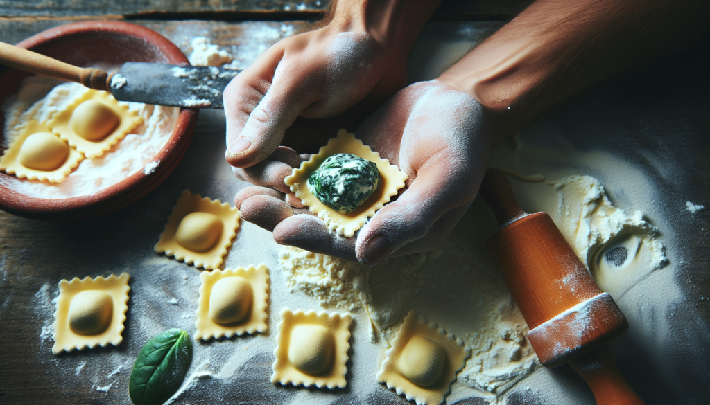 16. **Homemade Ravioli With Ricotta And Spinach Filling**