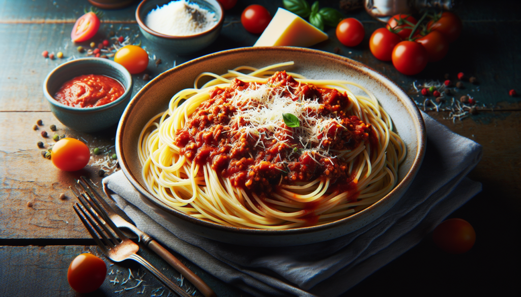 . **Classic Spaghetti Bolognese With Homemade Tomato Sauce**
